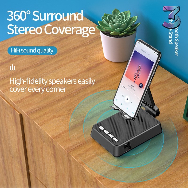 Smart Broadcaster Stand met Bluetooth Speaker en HD-microfoon