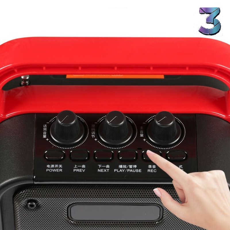 Portable Bluetooth Speaker MS62AI Smart Voice – Draadloos & Spraakgest