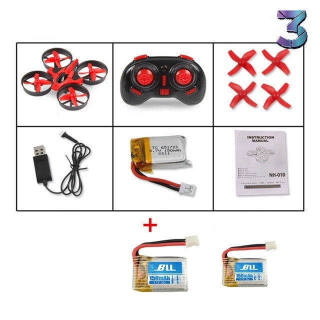 Mini quadcopter met beschermring – afstandsbediening voor kinderen