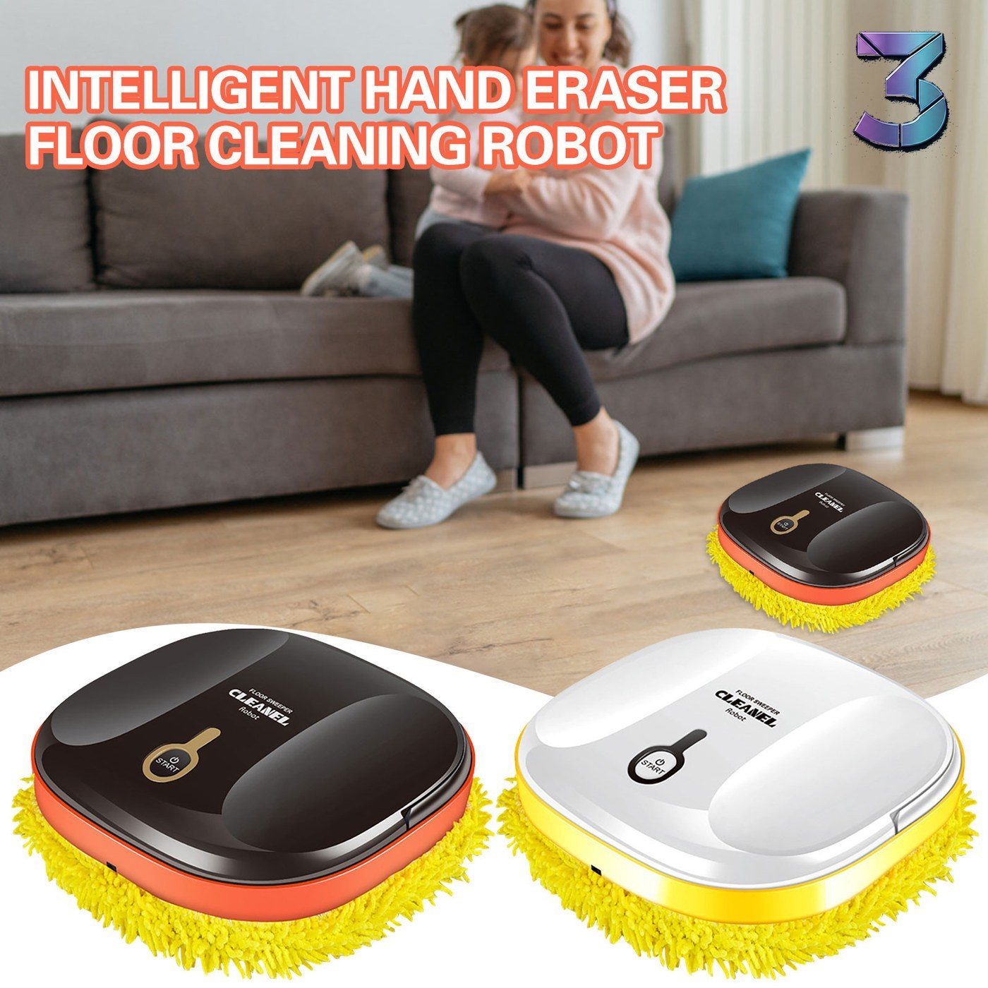 Robot Lazy Home Smart Moppen & Stofzuigen – Automatisch Oplaadbaar