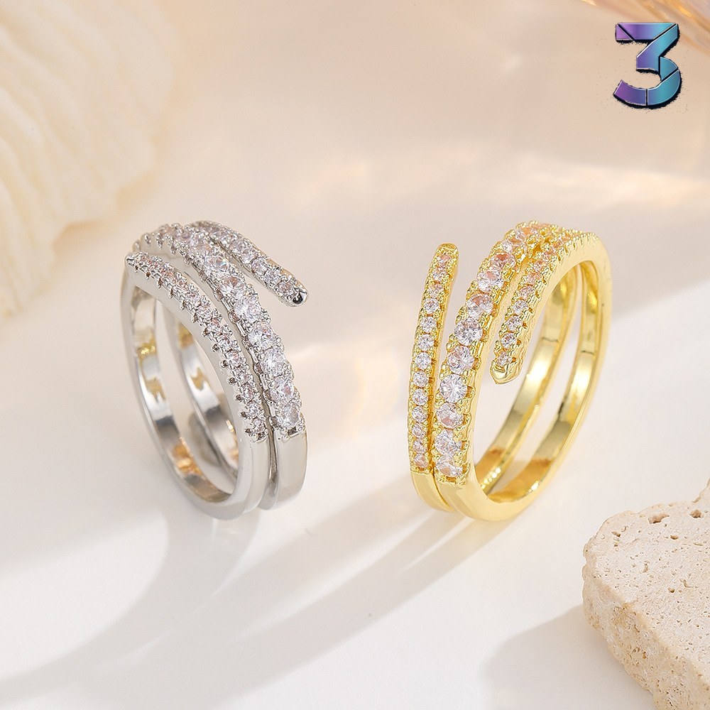 Lente-gebogen diamantenring – uniek en stijlvol design