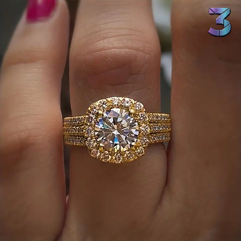 Factory Direct Sale: Luxe Diamanten & Zirkonium Ring
