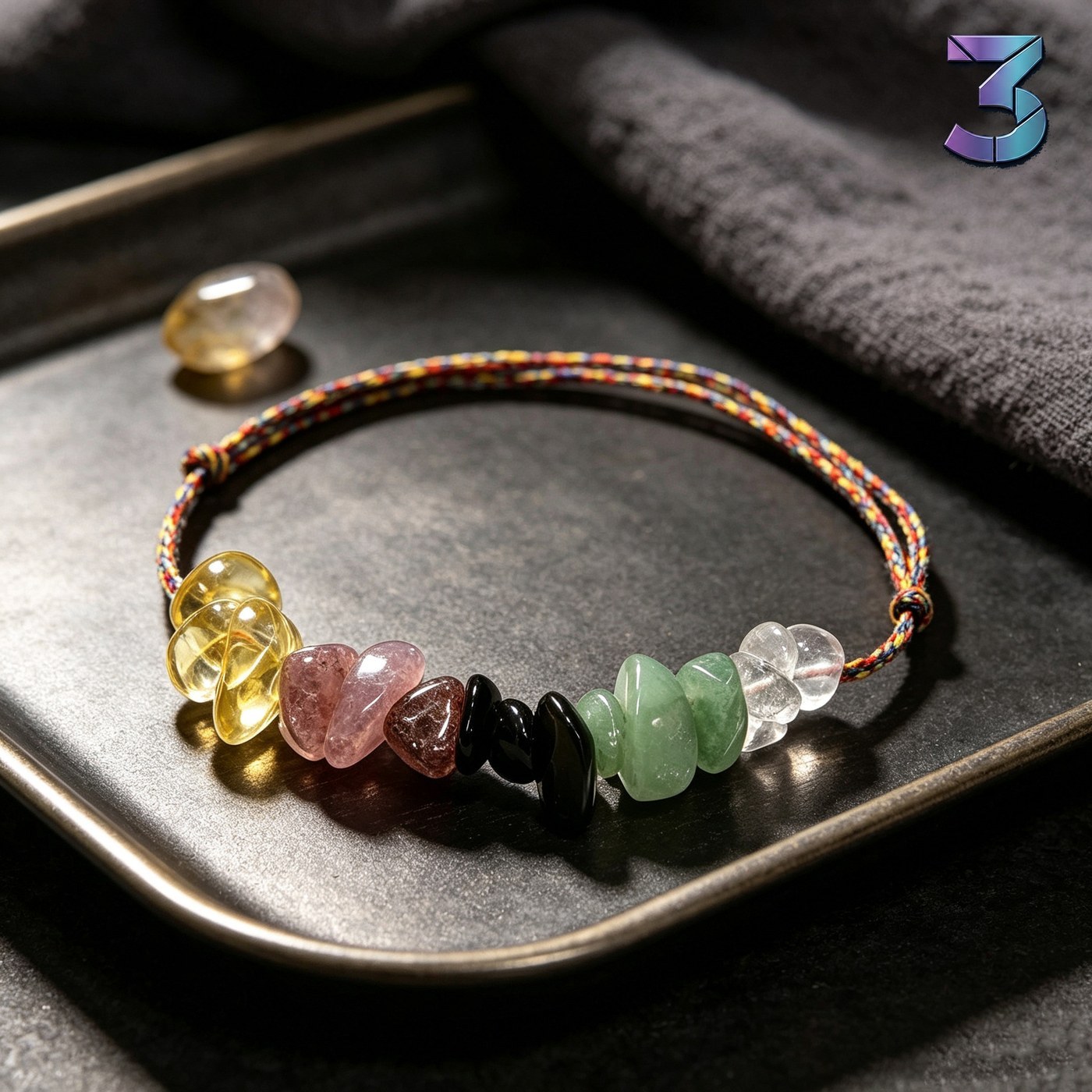 TK Populair Kristallen Armband – Aanpasbaar voor 7 Chakra's