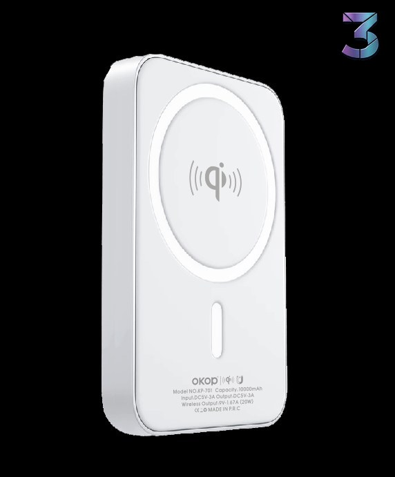 KP-701 Draadloze Powerbank 10.000 mAh – Snelladen & Magnetisch