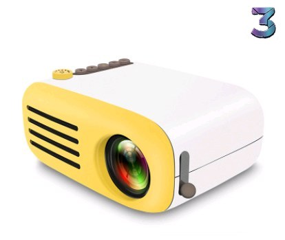 Mini LED Pocket Projector – USB/HDMI, draagbaar met optionele batterij