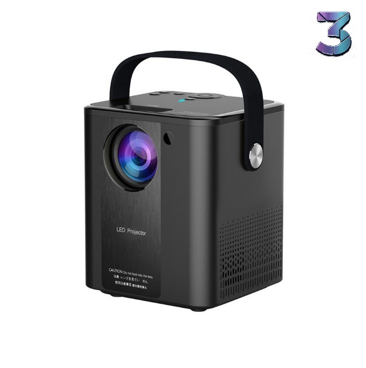 C500 Mini HD Projector – Draagbaar met Same‑Screen Mobile Phone Connec