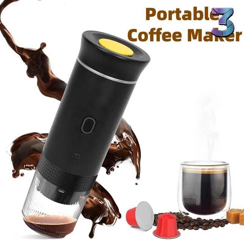 Handige 3-in-1 Draagbare Espresso- en Koffiemolen