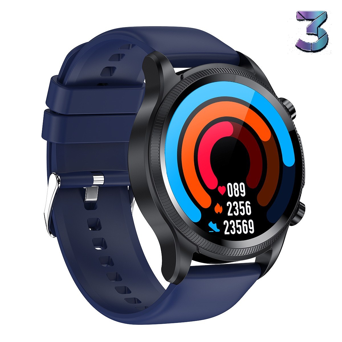 Oxygen Smart Watch met ECG, zuurstof- en temperatuurmeting