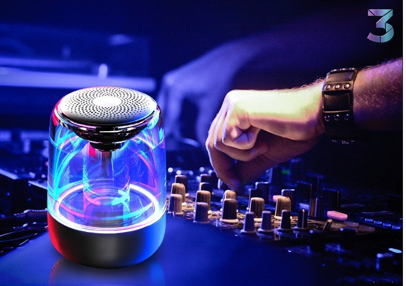 Draagbare Bluetooth Speaker met Krachtige Bass & LED-licht