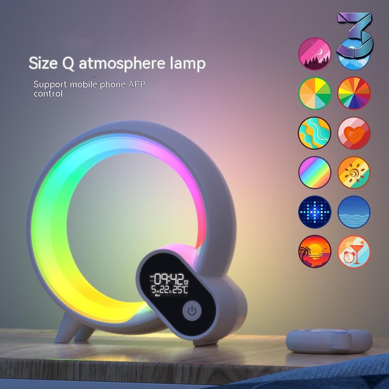 Creative Q Light Analoge Zonsopkomst Alarmklok met Bluetooth