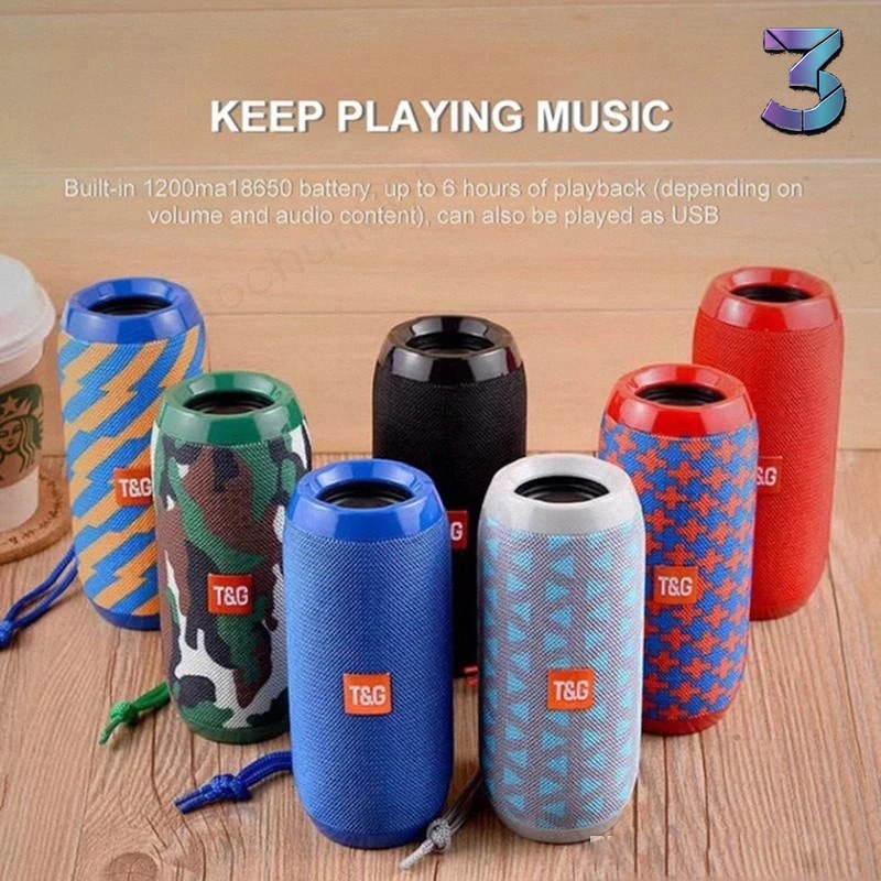 Waterproof 10W Bluetooth Speaker met Subwoofer – Draagbaar