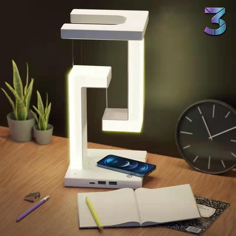 Creatieve Draadloze Oplaad Hanglamp – Zwevende Balanslamp voor Slaapka